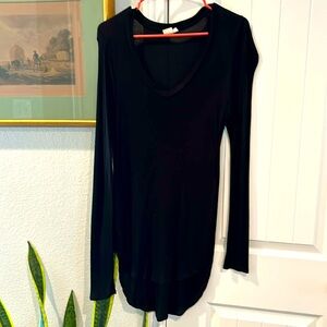 Cute sheer black dress by Rag size small